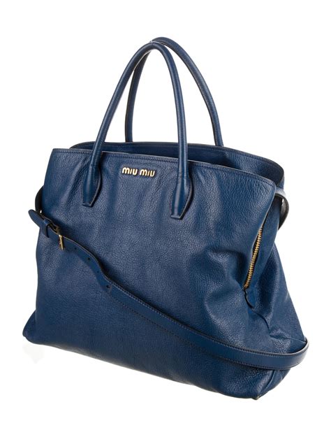 miu miu bluetee tote|miu michael totes.